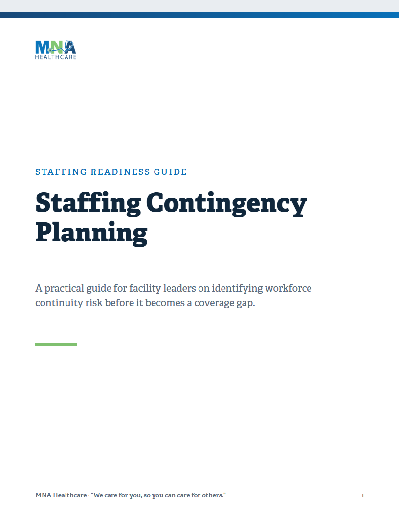Staffing Contingency Planning guide cover